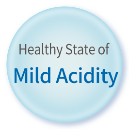 Healthy State of Mild Acidity