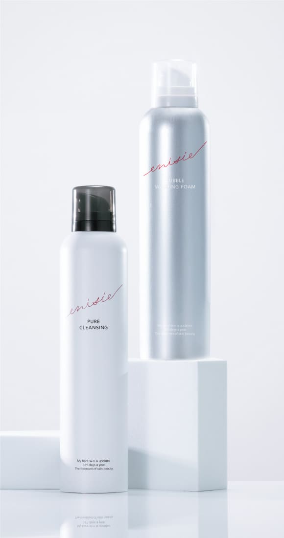 落とすことは、整えること。炭酸ガスのダブルケア。